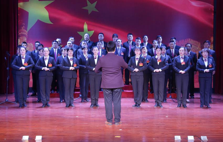 安博站官网首页登录入口_安博（中国）,2019年度工作动员大会---大合唱《团结就是力量》、《我爱你中国》
